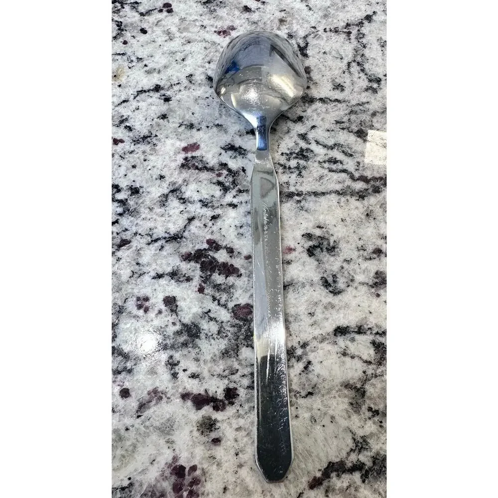 Noritake Gold Esperanza Stainless-Vintage Japan-Retired-Very Rare-Serving Spoon